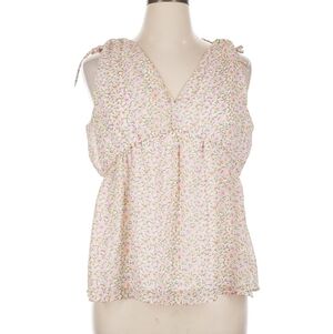 Gilli Pink Floral V-Neck Tie-Shoulder Camisole